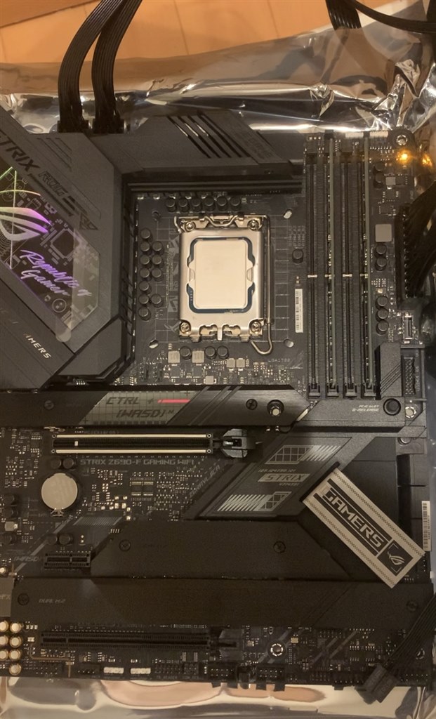 動作確認方法について』 ASUS ROG STRIX Z690-F GAMING WIFI の