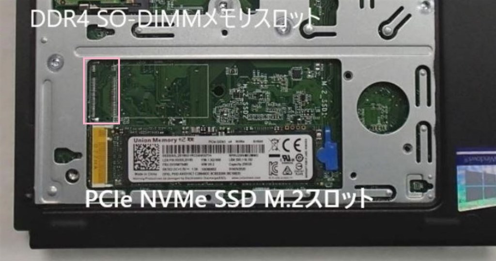 PC/タブレット デスクトップ型PC M.2が２つ（2242と2280）』 Lenovo ThinkCentre M75q Tiny Gen2 価格 