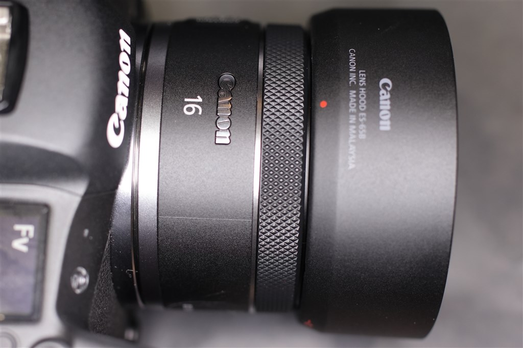 純正フード（EW-65C）のかわりに』 CANON RF16mm F2.8 STM のクチコミ