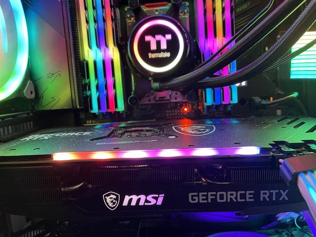 LED点灯について』 MSI GeForce RTX 3080 GAMING Z TRIO 10G LHR