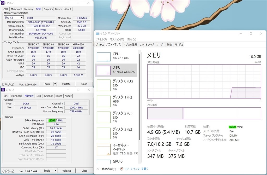 対応CPUは？』 crucial CT2K8G4DFS8266 [DDR4 PC4-21300 8GB 2枚組] の