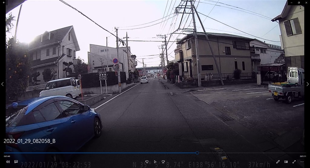 フロントカメラの映像が・・・』 パイオニア VREC-DH300D の
