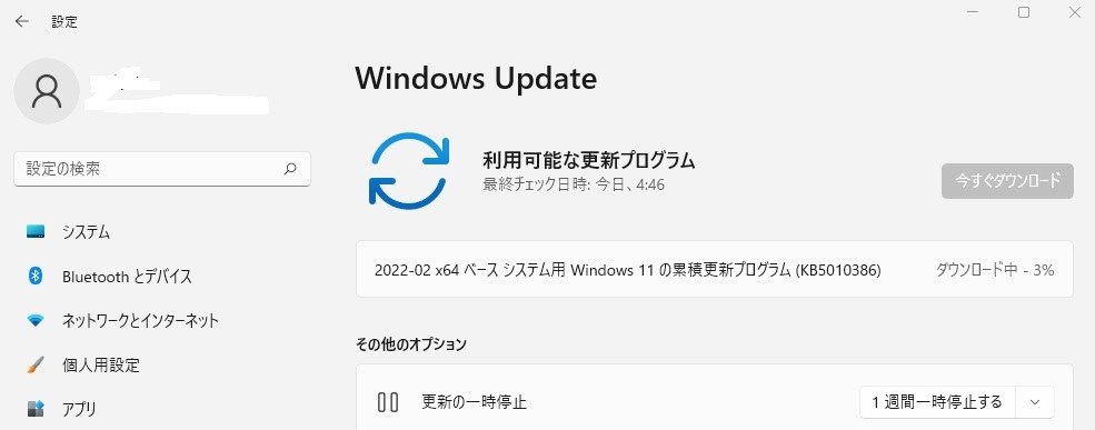 Windows 11 21H2 Build:22000.493（定例アップデート