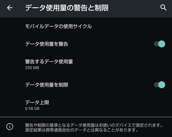 データ使用量の通知について』 シャープ AQUOS R6 SH-51B docomo のクチコミ掲示板 - 価格.com