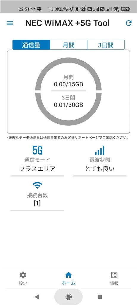 楽天5Gには接続できましたが』 NEC Speed Wi-Fi HOME 5G L12 [ホワイト] のクチコミ掲示板 - 価格.com