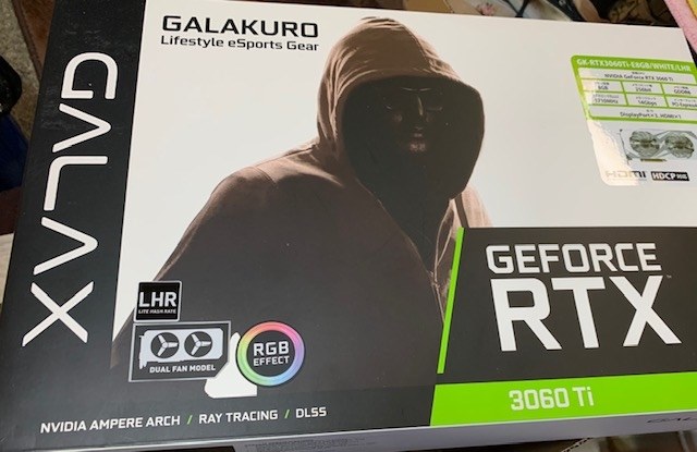玄人志向 GALAKURO GeForce 3060Ti WHITE グラボ