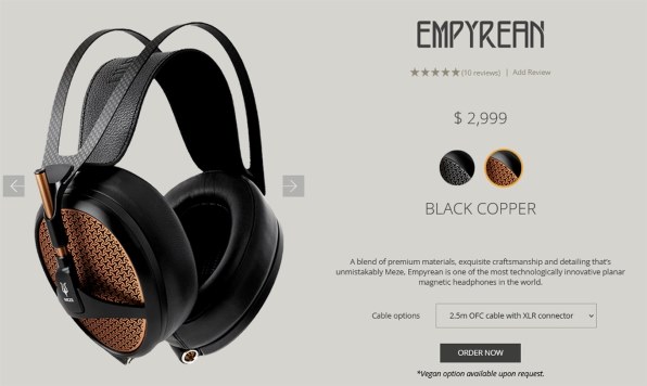 ヘッドホン AUDEZE LCD Empyrean 7NOCC 6.3 4.4 180cm LCD-4 | AUDEZE ヘッドフォン | 株式会社アスク