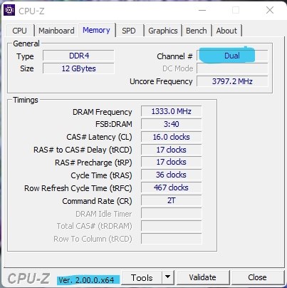 増設後デュアルチャンネルで動いていますか？』 Dell Inspiron