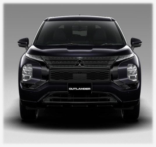 アウトランダーphev フロントスキッドガーニッシュ　グロスブラック　純正 アウトランダーphev フロントスキッドガーニッシュ グロス