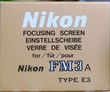 ファインダースクリーンE3型新品購入可能？』 ニコン FM3A ボディ (シルバー) のクチコミ掲示板 - 価格.com