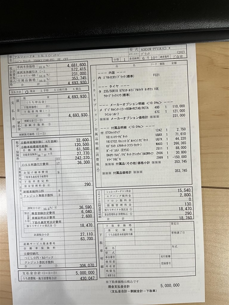 見積用 ワンダー速報 【購入しました! 価格は高いか?!】マツダCX-80見積もり
