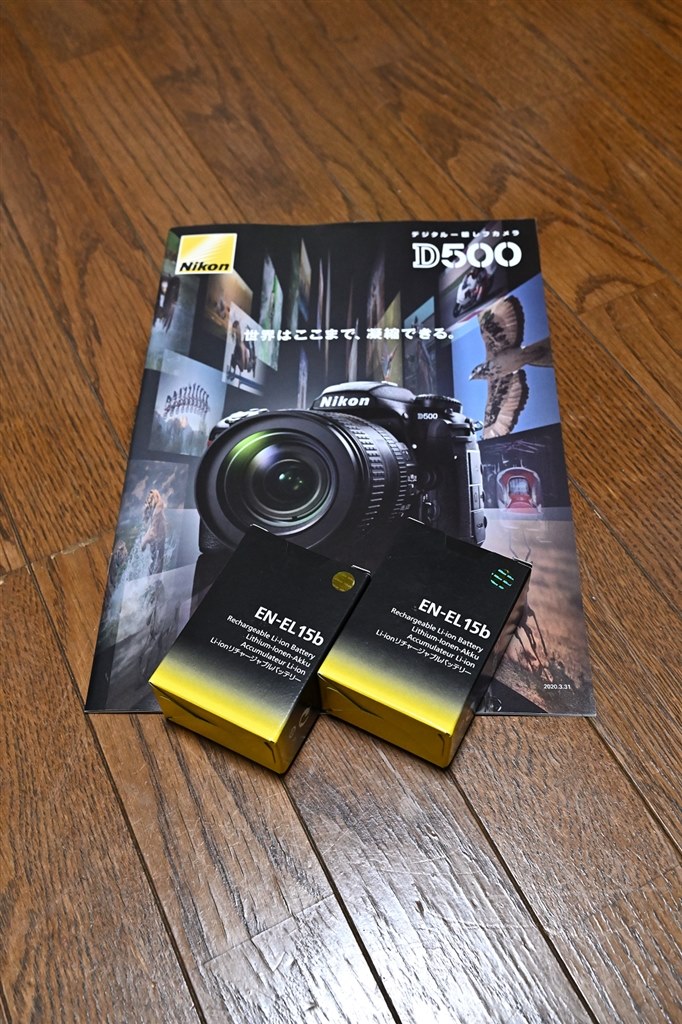 Nikon　ニコン　D500 ボディ　バッテリー×2個