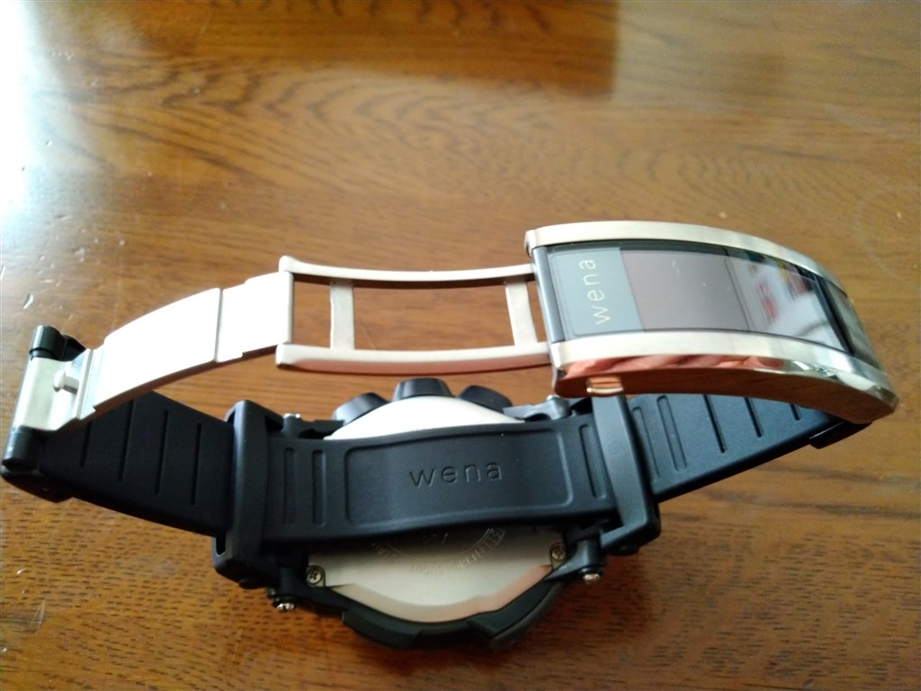 爆買いお得SONY WNW-A21A/B wena 3 rubber Black 時計