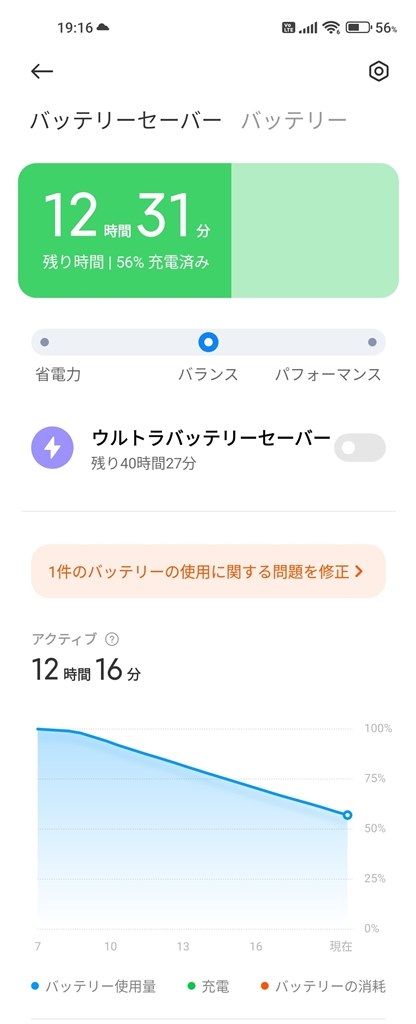 バッテリー持ちについて』 Xiaomi Mi 11 Lite 5G SIMフリー の