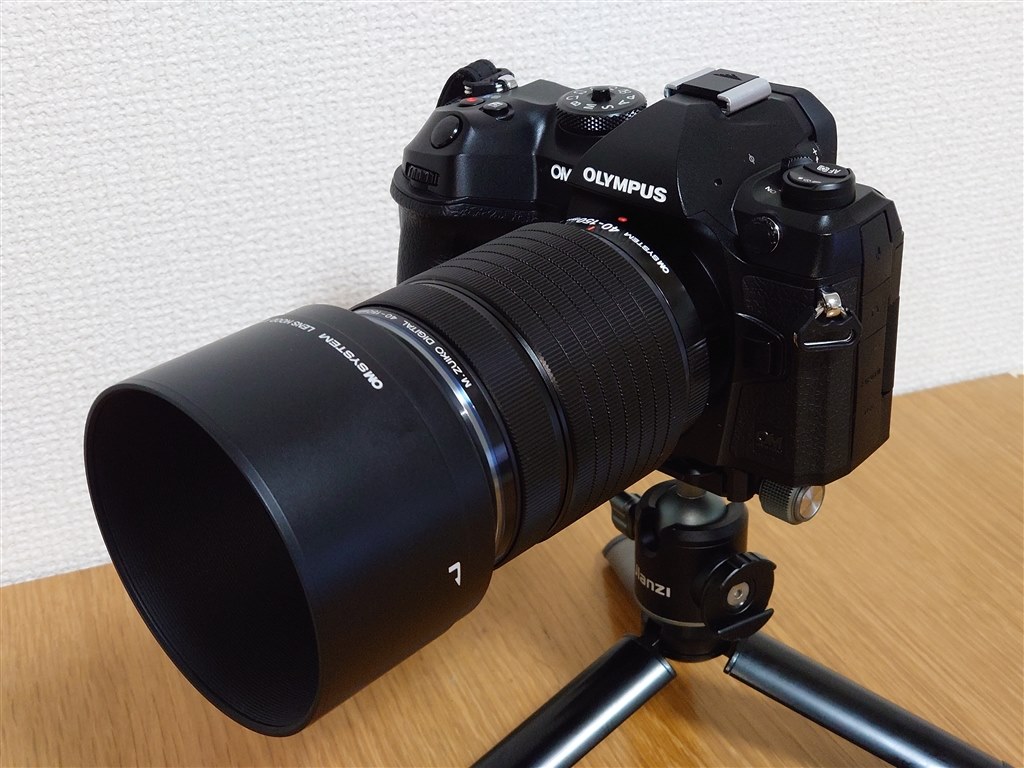 オリンパスOM-D E-M5+LUMIX 14mmF2.5+40-150mm中古 激安！望遠ズーム