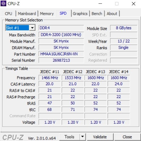 CFD W4U3200PS-8G DDR4 PC4-25600 8GB 2枚組