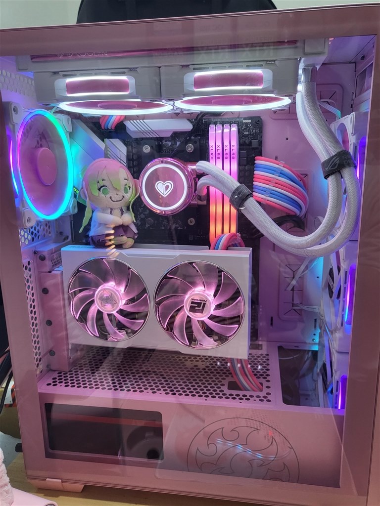 ピンクパソコン完成！』 PowerColor PowerColor Hellhound Sakura AMD