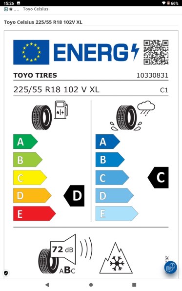 TOYO TIRE CELSIUS 175/70R14 84T 価格比較 - 価格.com