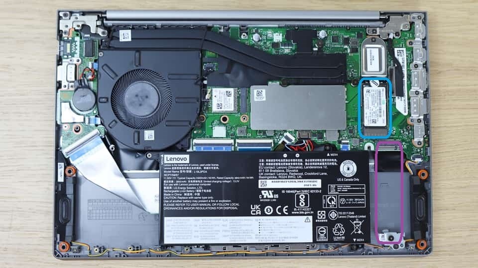 公式サイトでのストレージの表示』 Lenovo ThinkBook 14 Gen 3 価格 ...