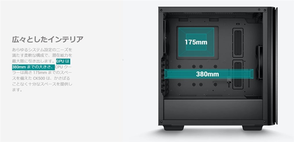 当製品が収まるケース』 MSI GeForce RTX 3080 VENTUS 3X 10G OC