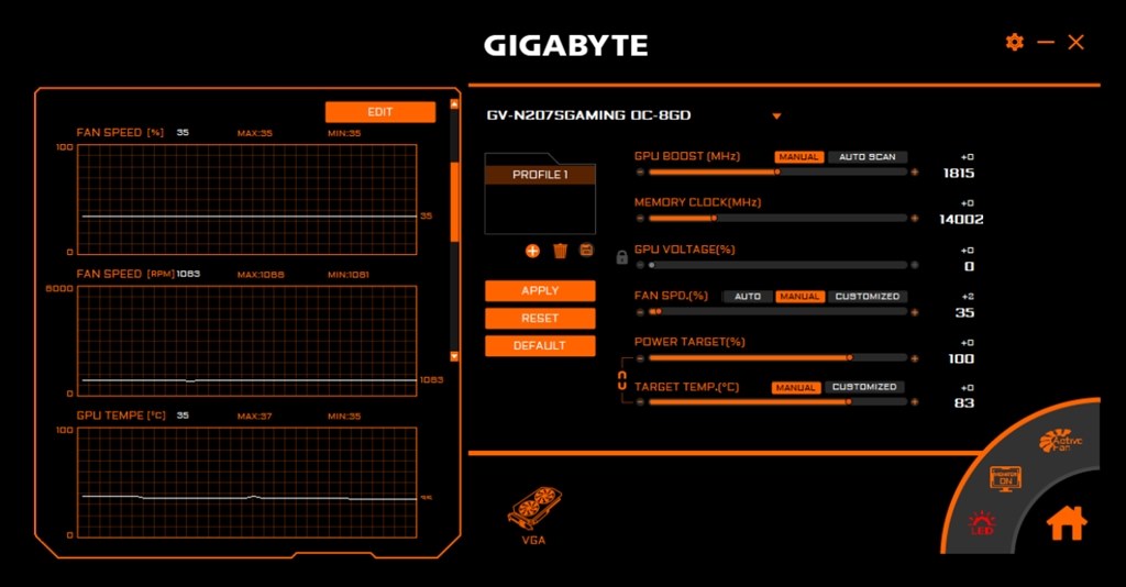 GIGABYTE グラフィックボード 3ファン 未使用 gv-n3060gaming_oc-