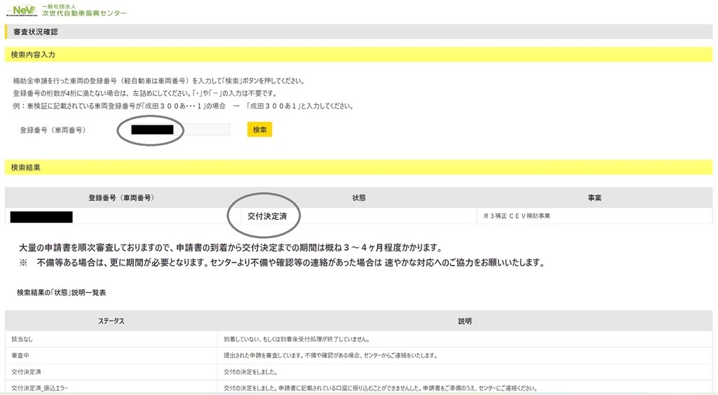 CEV補助金 交付決定済確認できました』 日産 サクラ 2022年モデル の 