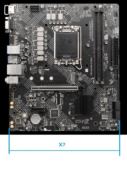 MSI PRO B660M-E DDR4 マザーボード 未使用 PRO B660M-E DDR4 Motherboard M-ATX - Intel 12th Gen Processors
