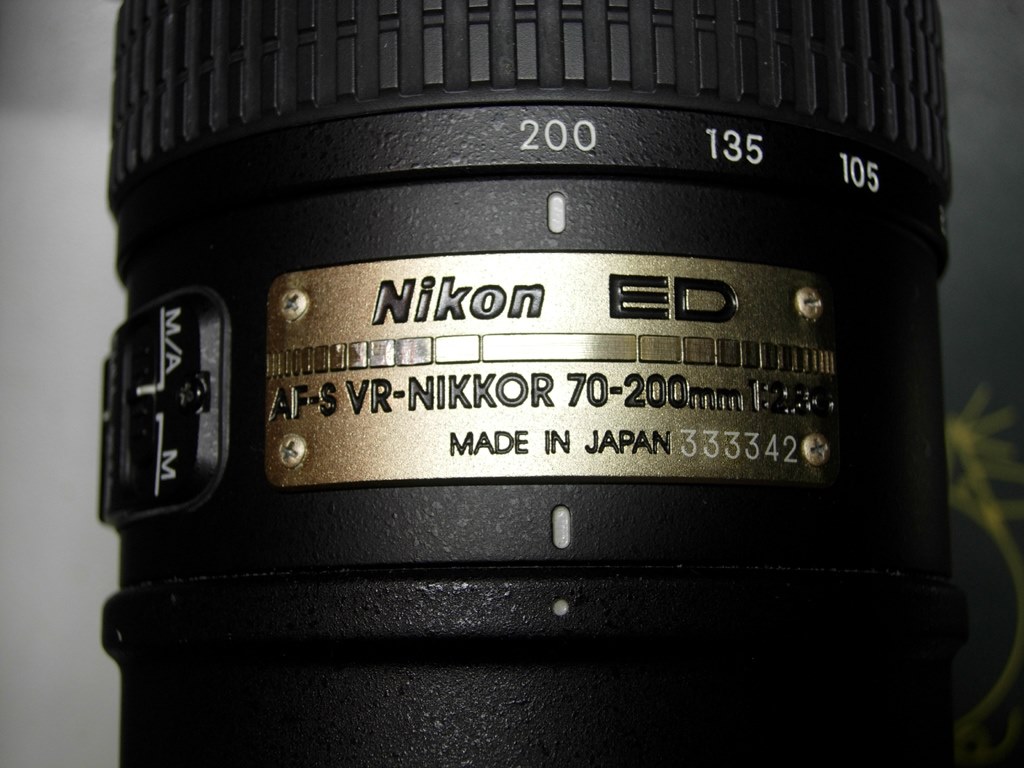 今更ですが憧れを手に入れました』 ニコン AF-S VR Zoom-Nikkor ED 70-200mm F2.8G(IF) [ブラック]  のクチコミ掲示板 - 価格.com