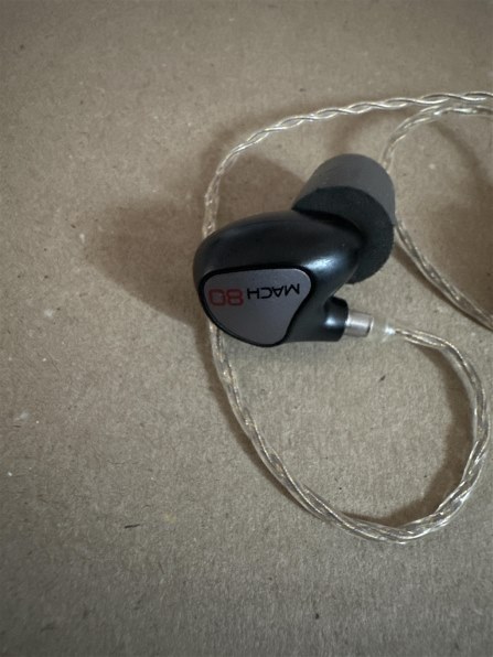 ヘッドフォン　Westone Audio カナル型イヤホン MACH80 (ガンメタルブラック) [WA-M80] イヤホン カナル型 MACH80 ユニバーサルIEM【8BA】 ガンメタル
