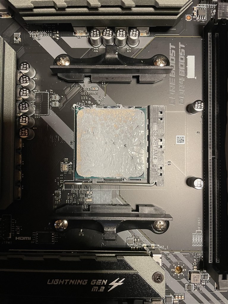 GIGABYTE B550MK マザーボード+ジャンク簡易水冷