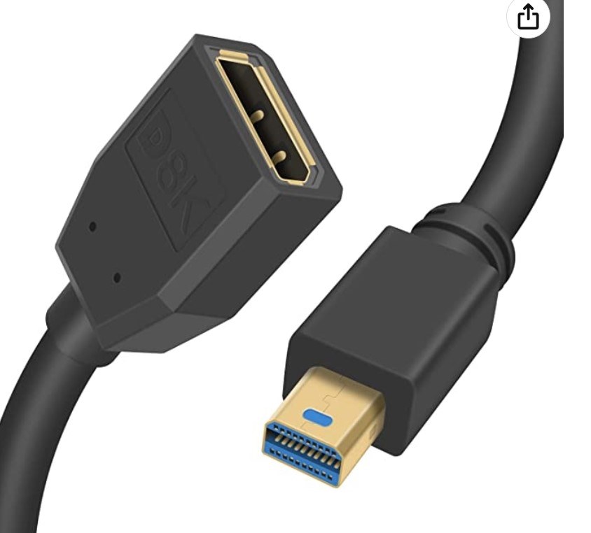 Mini DisplayPort to HDMI 変換ケーブル 1m 4K 30Hz 4K 30p 対応 ミニ