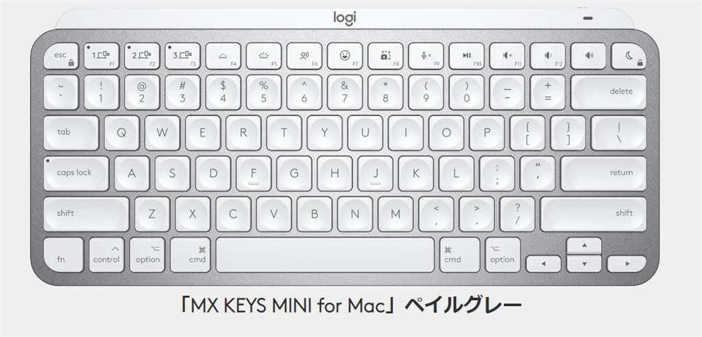 Logicool mx keys mini ペイルグレー Logicool MX Keys Mini レビュー：テンキーレスで打鍵感が心地