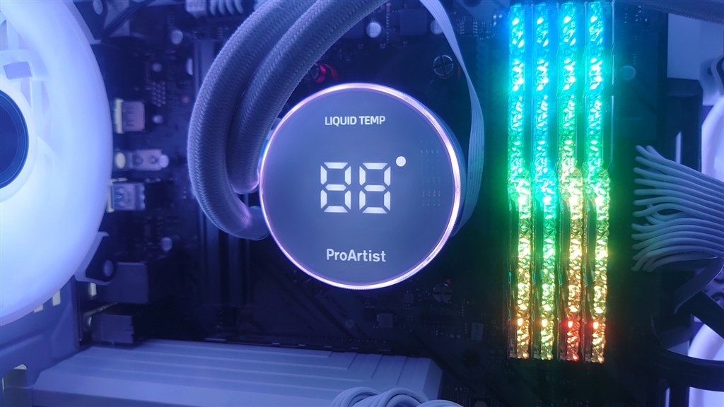 水温表示がされません。』 ProArtist GRATIFY AIO5-WH [ホワイト