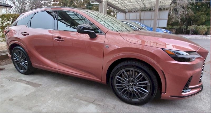 グラファイトブラック引き取り可 新車 納車前取り外し RX500H 前後