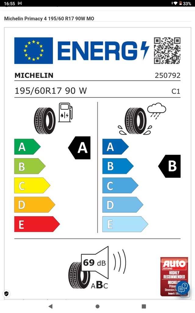 新型プリウス(60系)17インチで乗り心地優先のタイヤは？』 MICHELIN