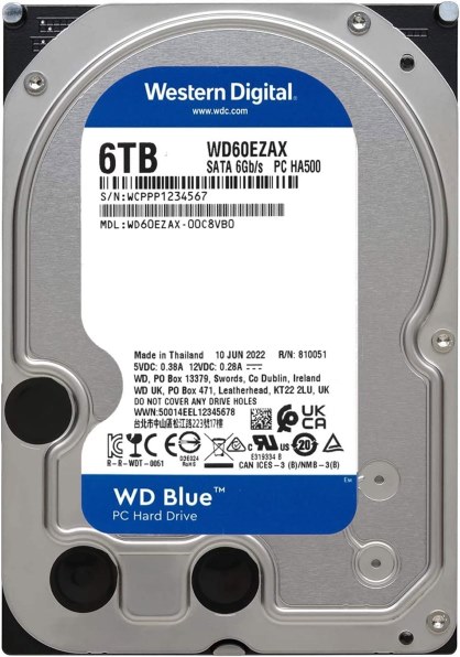 WD60EZAX はWD系の作りになっています』 WESTERN DIGITAL