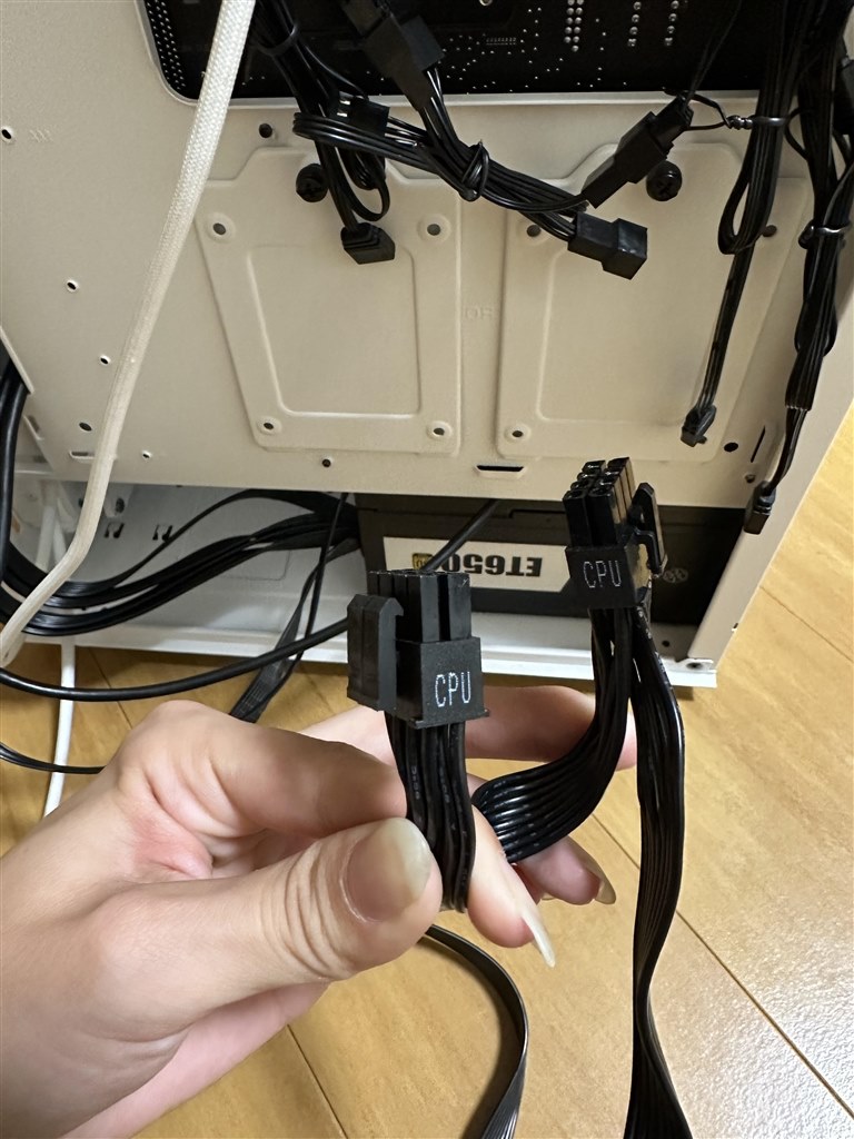 ASUS ROG B550-A+ Ryzen 5 + Corsair 電源 ASUS ROG B550-A+ Ryzen 5 + Corsair 電源 自作pc組み立て中』 ASUS