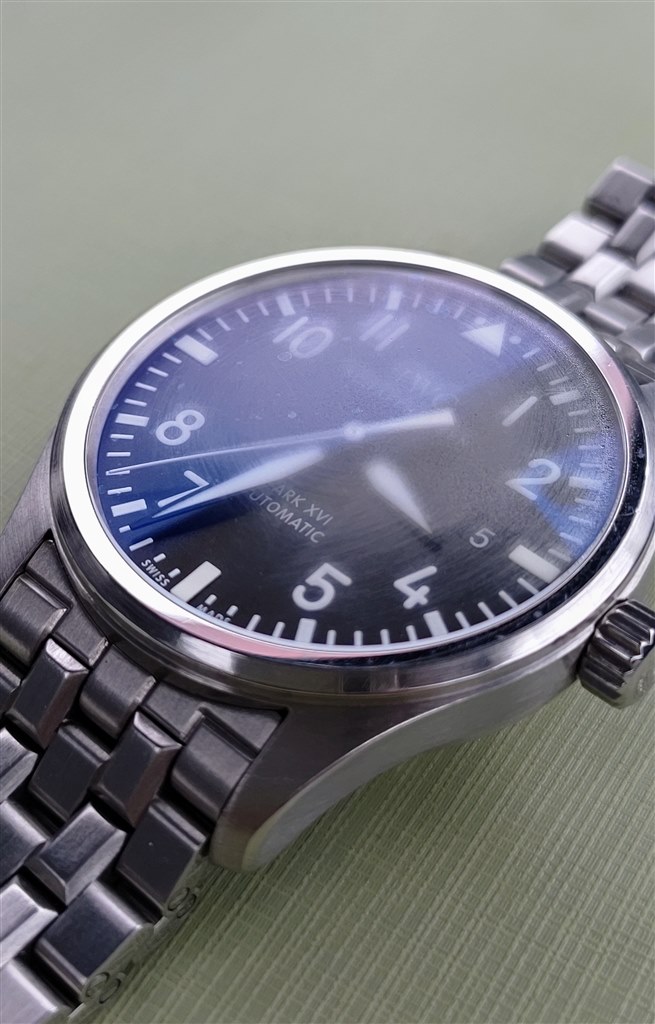 風防が曇りました』 IWC IW325504 マークXVI 自動巻き(ブラック) の