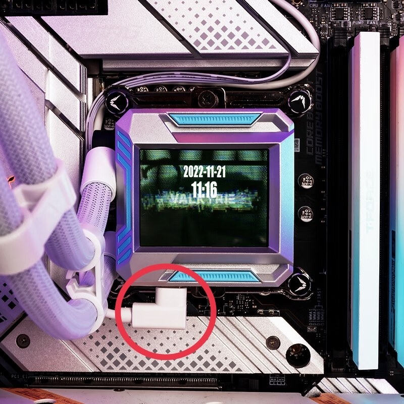 Valkyrie E360 揚がり RGB 簡易水冷 液晶つき