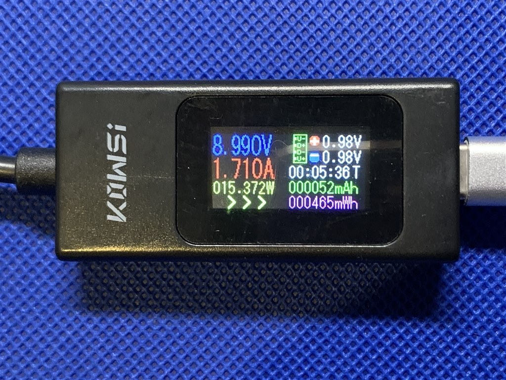 充電時の電圧、電流を測ってみました。』 Apple iPhone 14 Pro 256GB