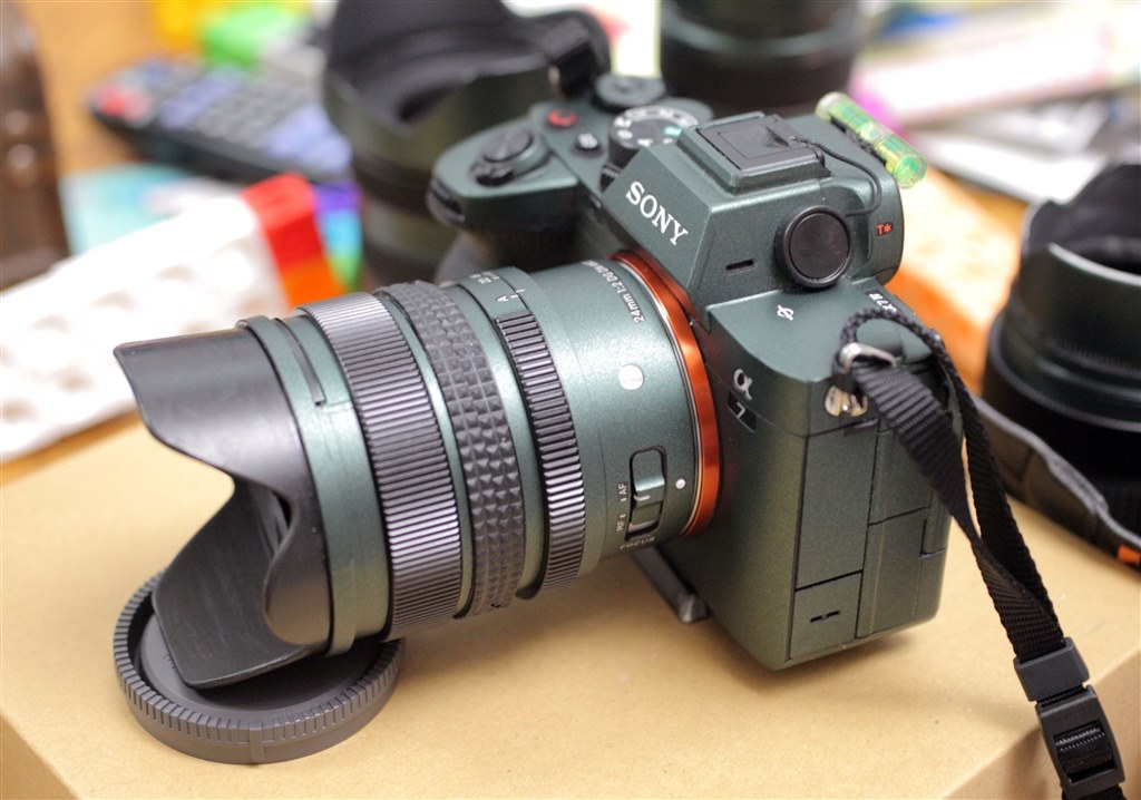 フィルムを貼って色を変えました』 シグマ 24mm F2 DG DN [ソニーE用