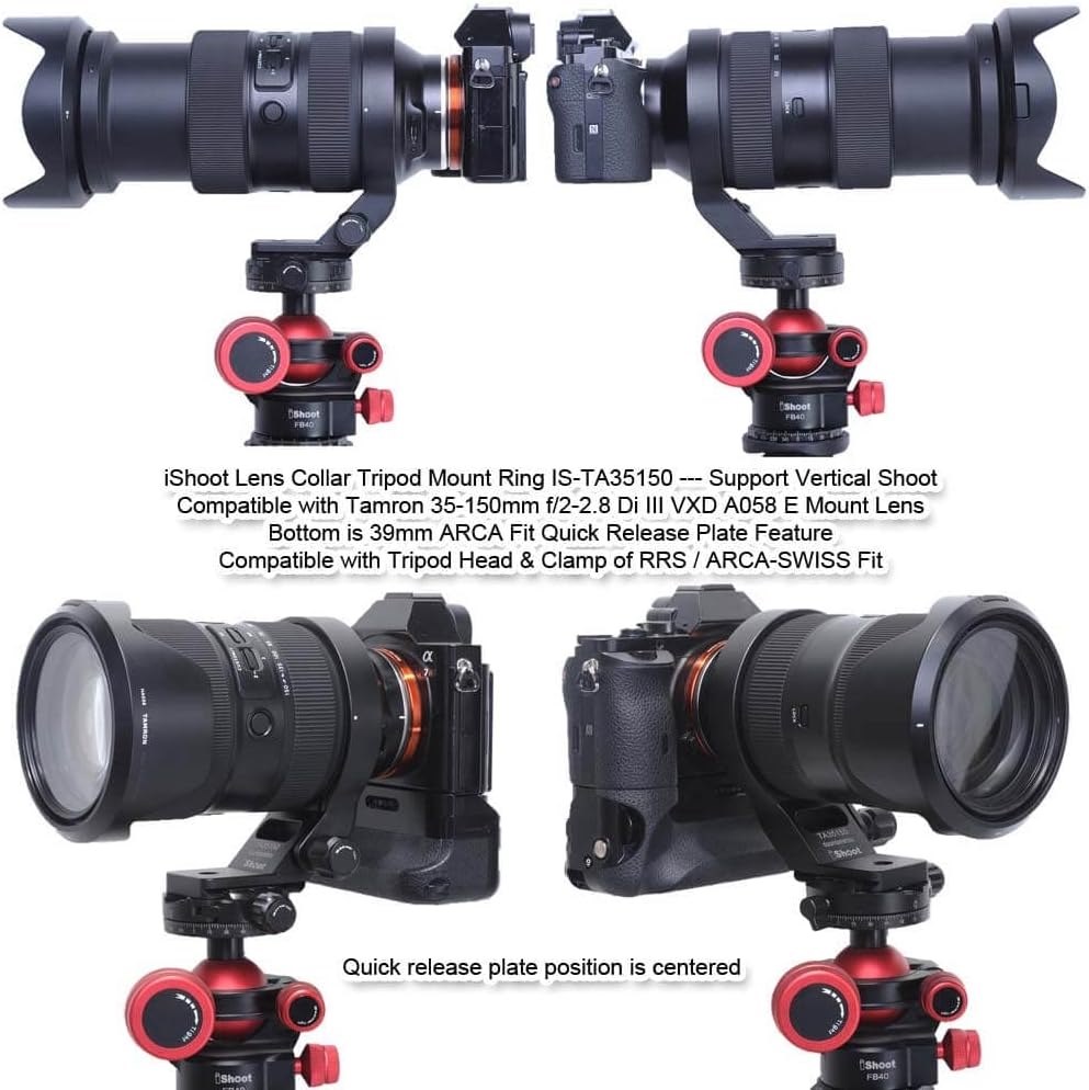 マウント付近で保持する三脚座を作りました』 TAMRON 35-150mm F/2-2.8