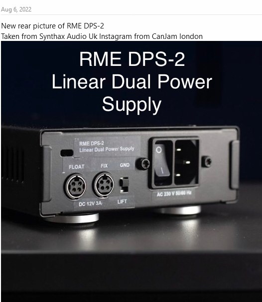 トランス式電源について。』 RME ADI-2 DAC FS のクチコミ掲示板 