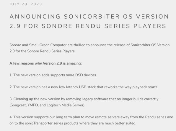 SONORE ultraRendu 価格比較 - 価格.com