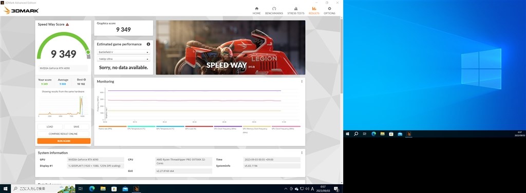 RTX4090のベンチマーク？性能指標はSpeed Way！。』 クチコミ掲示板