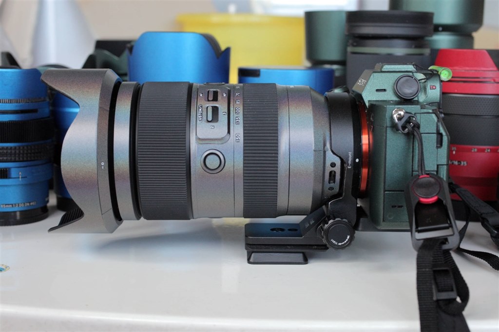 マウント付近で保持する三脚座を作りました』 TAMRON 35-150mm F/2-2.8