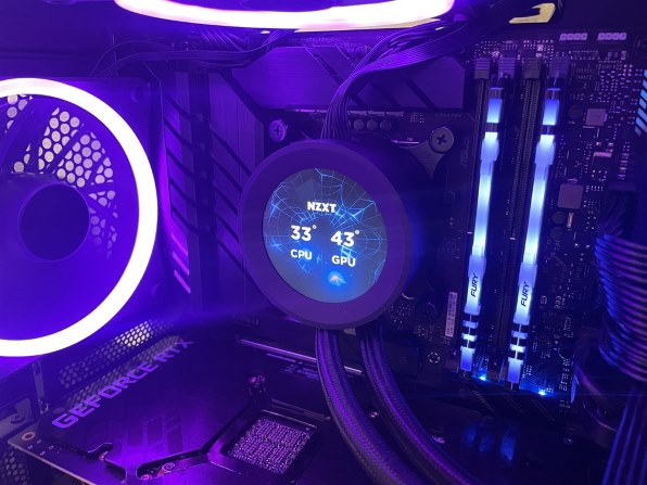 kraken elite 360 rgbとlian li のuni fan の接続方法について』 NZXT