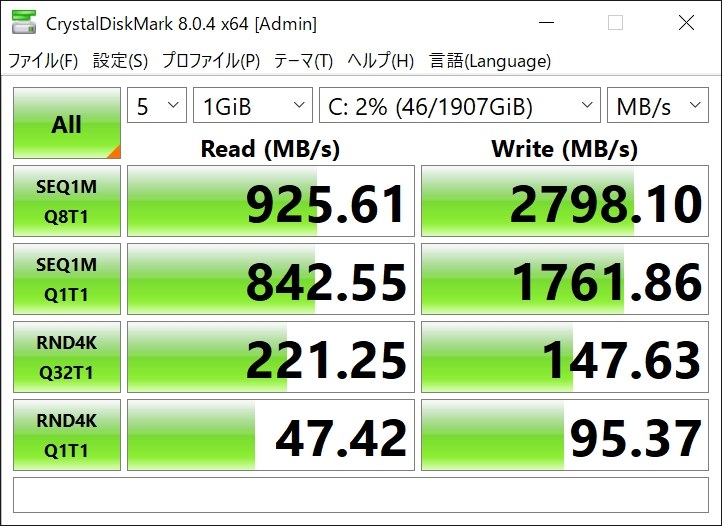 SSD M.2 速度出ない』 Lenovo ThinkPad E585 20KVCTO1WW フルHD液晶