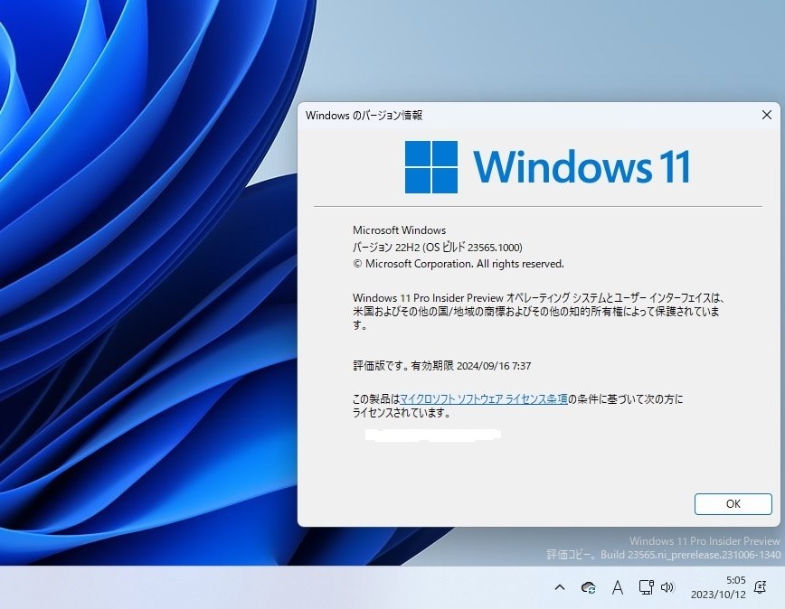Win11(Dev) 23565.1000 Insider Preview Update』 クチコミ掲示板