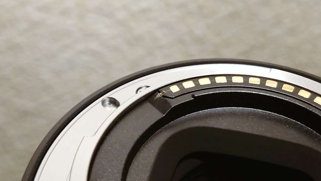 接点部分の摩耗について』 SONY FE 24mm F2.8 G SEL24F28G の 接点部分の摩耗について』 SONY FE 24mm F2.8 G SEL24F28G の